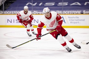 Bobby Ryan of the Detroit Red Wings suffered a season-ending injury.