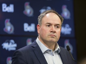 Ottawa Senators GM Pierre Dorion.