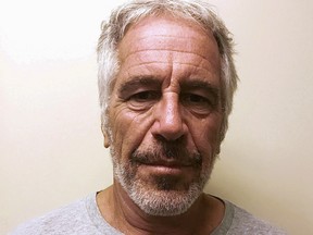 Jeffrey Epstein appears in a photograph taken for the New York State Division of Criminal Justice Services' sex offender registry March 28, 2017.