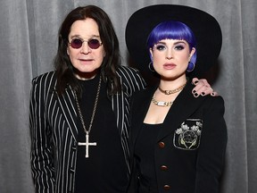 Ozzy Osbourne and Kelly Osbourne attend the 62nd Annual GRAMMY Awards at STAPLES Center on January 26, 2020 in Los Angeles.