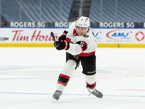 Ottawa Senators defenceman Mike Reilly was dealt to the Boston Bruins in exchange for a third-round pick in the 2022 NHL entry draft late Sunday night.