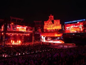 Raymond James Stadium in Tampa was the site of Wrestlemania 37 on April 10 and 11, 2021.