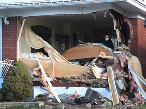 OTTAWA - April 14, 2021 - Ottawa police say an investigation is continuing after a 37-year-old Ottawa man was killed when his car went out of control late Tuesday and crashed into a home on Chapman Blvd. in the Elmvale Acres neighbourhood.