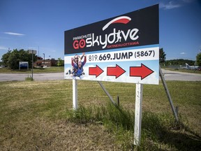Go Skydive at the Gatineau-Ottawa Executive Airport, Sunday, May 30, 2021.