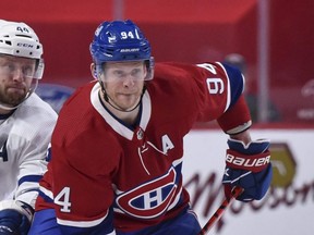 Corey Perry of the Montreal Canadiens.