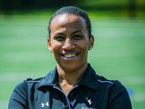 The Carleton Ravens have hired Nadia Doucoure as an offensive assistant and assistant receivers coach.