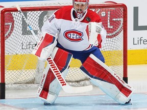 Goaltender Carey Price has been keeping the Canadiens in their playoff series against the Leafs.