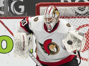 Ottawa Senators goaltender Matt Murray.