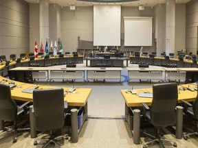 FILE image of Ottawa City Council chambers.