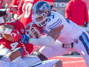 The Ottawa Redblacks selected University of Maine linebacker Deshawn Stevens with their first pick in Tuesday's CFL Draft.