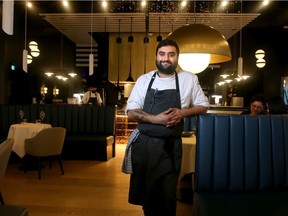 Head chef and GM of Aiana, Raghav Chaudhary, in the newly opened restaurant in downtown Ottawa at 50 O'Connor St. Julie Oliver/Postmedia