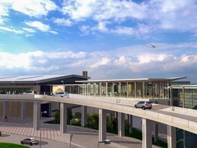 November 27, 2020. Latest renderings of the Ottawa airport Trillium Line station, courtesty of the Ottawa International Airport.
