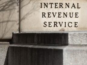 The U.S. Internal Revenue Service building is seen on the first work day for furloughed federal workers following a 35-day partial government shutdown in Washington, DC, January 28, 2019.