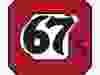 Ottawa 67's logo, 2017-18, Ontario Hockey League