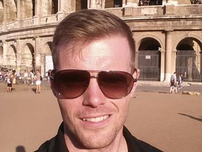 Facebook photo of Paul Batchelor taken in what appears to be Rome, Italy and posted to the social media site on August 31, 2014.
