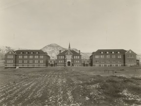 The Kamloops Indian Residential School, circa 1930.