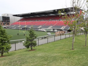 The north-side stands at Lansdowne Park