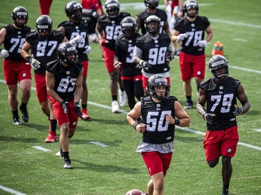 The Ottawa Redblacks returned to the field on Sunday, July 11, 2021, for the club's first practice of this year's training camp.