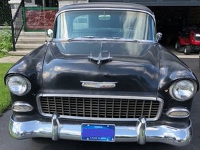 This 1955 Chevrolet Bel Air was reported stolen from a residence in Kemptville.
