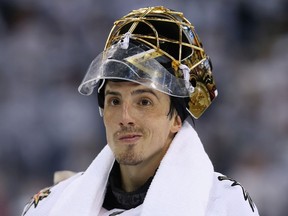 FILE: Marc-Andre Fleury #29 of the Vegas Golden Knights.