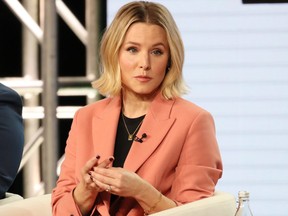 Kristen Bell of "Central Park" speaks onstage at the 2020 Winter TCA Tour at The Langham Huntington, Pasadena on Jan. 19, 2020 in Pasadena, Calif.