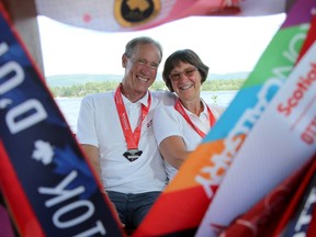 John and Cathy Wenuk and their team raised more than $360,000 to lead the fundraising portion of Race Weekend for their charity, Canadian Sharing Locally and Globally.