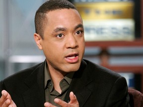 John McWhorter, Senior Fellow of Manhattan Institute, speaks during a taping of "Meet the Press" at the NBC studios Jan. 15, 2006 in Washington, D.C.