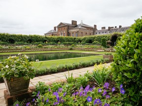 In this handout image supplied by Kensington Palace and released on July 1, 2021, the newly redesigned Sunken Garden is pictured at Kensington Palace in London, England.