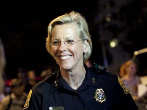 Tampa mayor Jane Castor, shown in a 2012 file photo when she was chief of police of the city.