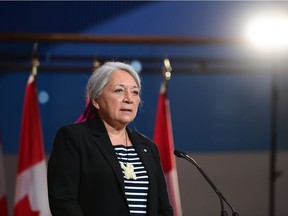 Mary Simon speaks during an announcement at the Canadian Museum of History in Gatineau, Que., on Tuesday, July 6, 2021.