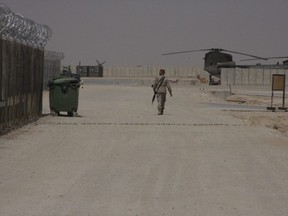 Canadian soldier in Afghanistan