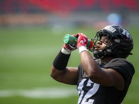 FILE: Avery Williams at Redblacks practice.