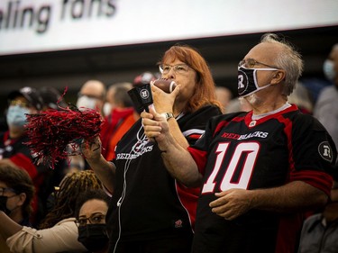 The Redblacks hosted the B.C. Lions during Ottawa's 2021 home opener at TD Place stadium on Saturday.