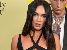 Megan Fox poses backstage for the 2021 Billboard Music Awards, broadcast on May 23, 2021 at Microsoft Theater in Los Angeles, California.