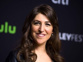 In this file photo taken on March 16, 2016 actress Mayim Bialik attends the The 33rd annual PaleyFest Los Angeles hosted by The Paley Center for Media, celebrating "The Big Bang Theory," in Hollywood, California.