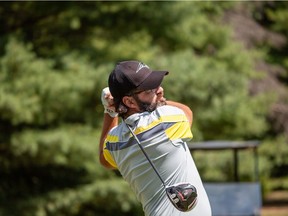 Joel Michaud at the Sun Scramble’s Open Division, Friday.