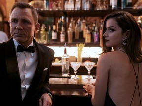 Daniel Craig and Ana de Armas star in "No Time to Die."