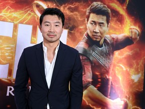 Simu Liu attends the Toronto Premiere of 'Shang-Chi and the Legend of the Ten Rings' at Shangri-La Hotel on Sept. 1, 2021.