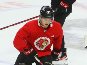 Ottawa Senators prospect Angus Crookshank.
