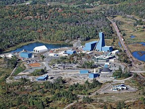 An aerial view of Vale's Totten Mine.