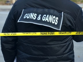 FILE: An officer from the Guns and Gangs Unit.