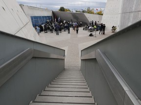 Tuesday's memorial ceremony marking the Babi Yar massacre in Ukraine in 1941 was held at the National Holocaust Monument in Ottawa.