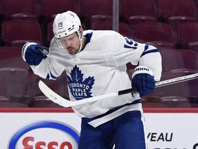 Maple Leafs centre Jason Spezza scored 30 points on a bargain deal last season.