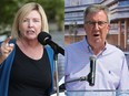 Coun. Diane Deans, left, and Mayor Jim Watson.