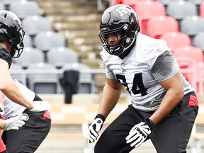 Offensive lineman Dino Boyd, signed recently by the Ottawa Redblacks, could get his first CFL start Saturday at home against Montreal.