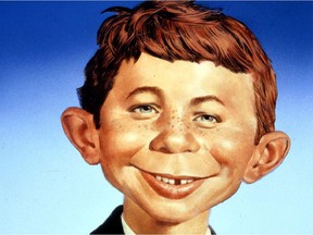 Alfred E. Neuman, the symbol of Mad Magazine.