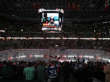 Ottawa Senators fans were excited to take in the home opener against the Toronto Maple leafs at Canadian Tire Centre in Ottawa Thursday.