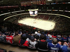 Ottawa Senators fans were excited to take in the home opener against the Toronto Maple leafs at Canadian Tire Centre in Ottawa, Oct. 14, 2021.