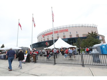 Ottawa Senators fans were excited to take in the home opener against the Toronto Maple leafs at Canadian Tire Centre in Ottawa Thursday.