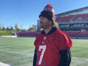 Duck Hodges will make his first CFL start at quarterback for the Ottawa Redblacks Saturday against the Toronto Argonauts.